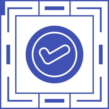 İşaretleme simgesi web illüstrasyonunu işaretle