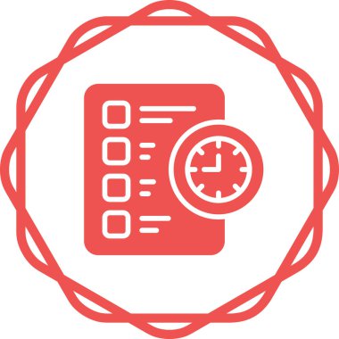 belge web simgesi vektör illüstrasyonu