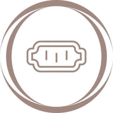 Pil. Web simgesi basit illüstrasyon 