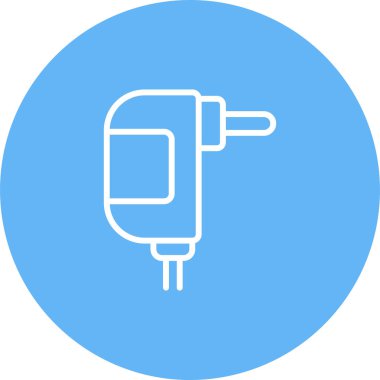 elektrik dolgu simgesi web illüstrasyonu