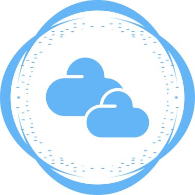 cloud web icon simple illustration