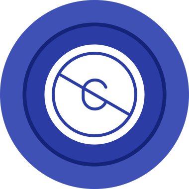 Uygulamalar ve web siteleri için kapatılan altyazı veya altyazı düz vektör simgesi