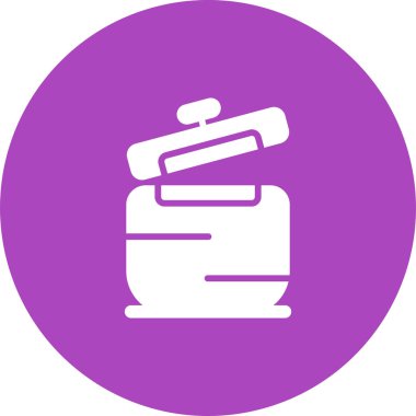 Casserole web simgesinin vektör illüstrasyonu 