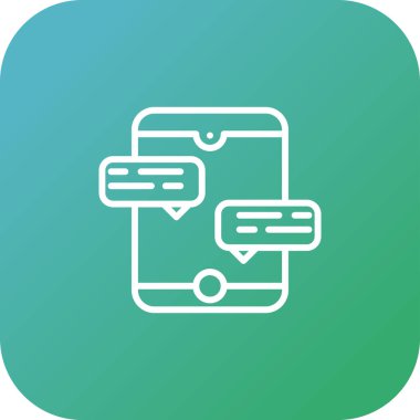 Metin Satır vektörüyle Konuşma Baloncuğu