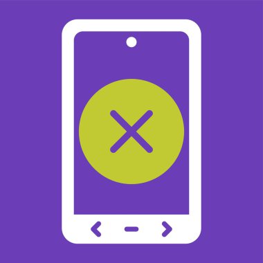 çapraz simgenin vektör illüstrasyonu 