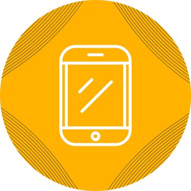 akıllı telefon simgesi, vektör illüstrasyonu basit tasarım