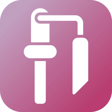 Ateşleyici Vektör Satır Simgesi Tasarımı