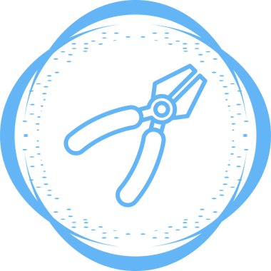 Pense modern simgesinin vektör illüstrasyonu  