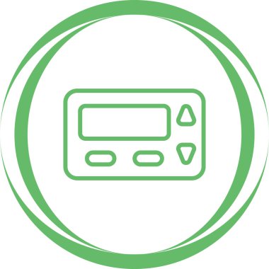 Sayfa simgesi, vektör illüstrasyonu basit tasarım