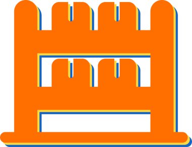 Stok simgesinin vektör illüstrasyonu