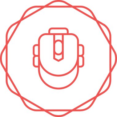 Oyun Fare simgesi, vektör illüstrasyonu basit tasarım