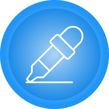 Göz damlası Simgesi Düzlüğü. Vektör Göz Damlası Sembolü