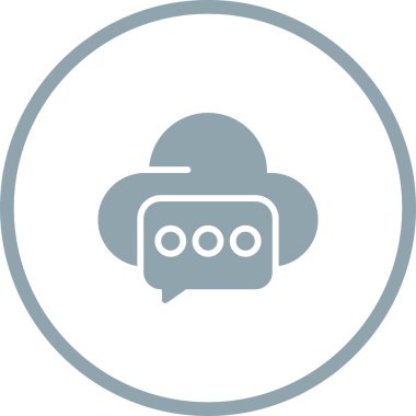 Forum Sunucu simgesinin vektör illüstrasyonu