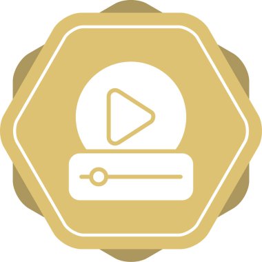 video web simgesi basit illüstrasyon