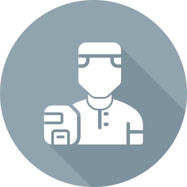 kullanıcı. Web simgesi basit illüstrasyon