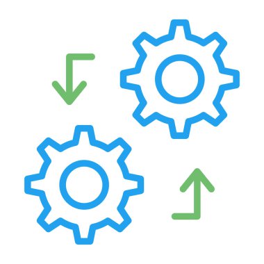 işletim Ağ ikonu vektör illüstrasyonu 