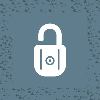 simge vektör illüstrasyonunun kilidini aç 