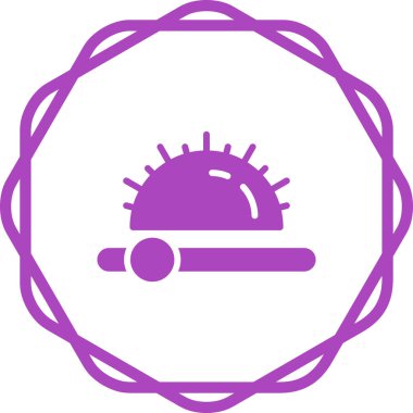 Karşıtlık simgesi, parlaklık simgesi. Beyaz arkaplandaki karşıtlık simgesini ayarla