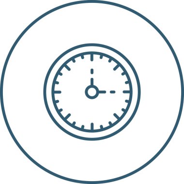 saat vektör simgesi işareti, sembol