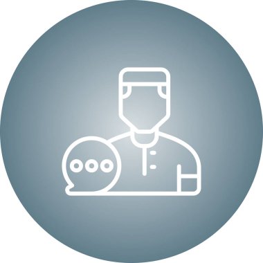 kullanıcı. Web simgesi basit illüstrasyon