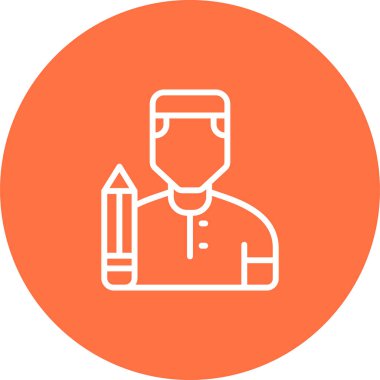 kullanıcı. Web simgesi basit illüstrasyon