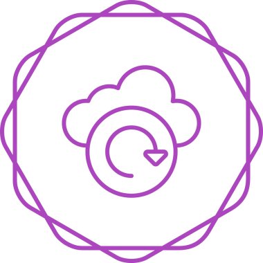 Bulut Yedekleme vektör çizimi 