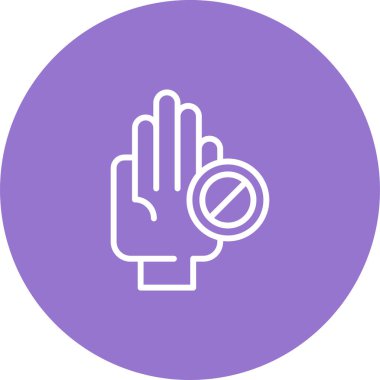 el simgesi, vektör illüstrasyonu basit tasarım