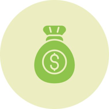 para çantası simgesi, vektör illüstrasyonu