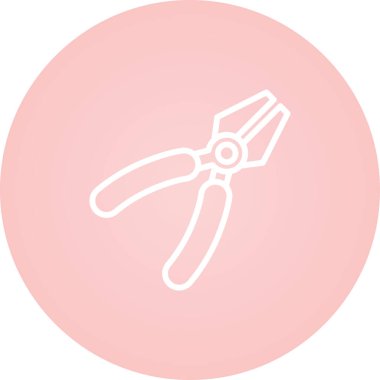 Pense modern simgesinin vektör illüstrasyonu  