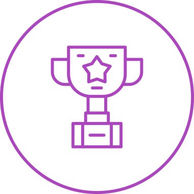 kupa web simgesi vektör illüstrasyonu 