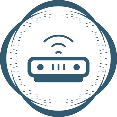 Yönlendirici. Web simgesi basit illüstrasyon 