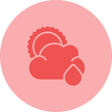 bulut web simgesi basit illüstrasyon