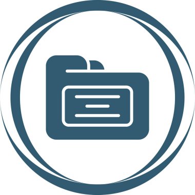 dizin web simgesi, basit vektör illüstrasyonu