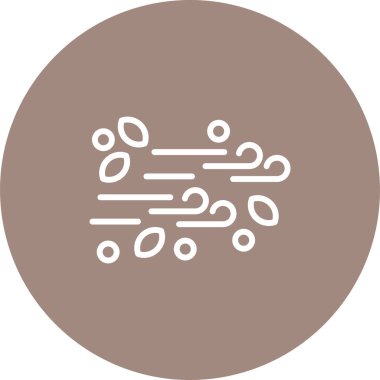 Rüzgar simgesinin vektör illüstrasyonu