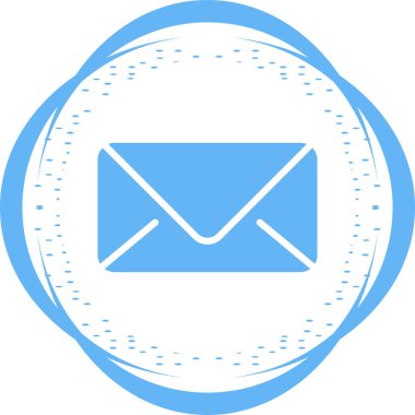 Posta simgesinin vektör illüstrasyonu