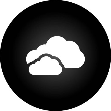 bulut web simgesi basit illüstrasyon