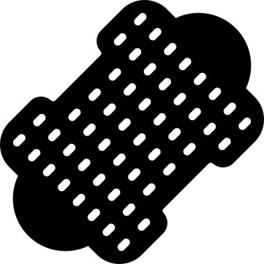 Deri ağ simgesi vektör illüstrasyonu