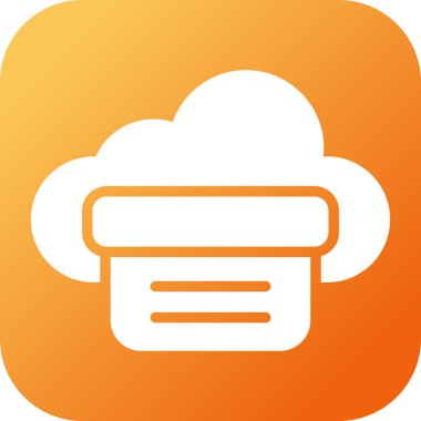 Kaplama simgesinin vektör illüstrasyonu