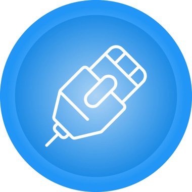 Ethernet Kablo simgesinin vektör illüstrasyonu