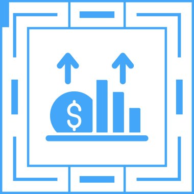 Ekonomi ikonu vektör illüstrasyonu