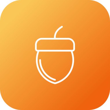 palamut web simgesi basit illüstrasyon