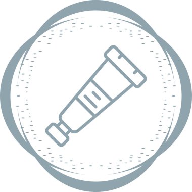 diş macunu web simgesi vektör çizimi 