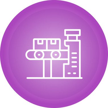 Taşıyıcı Şerit simgesi, vektör illüstrasyonu 