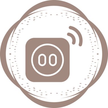 Smart Plug simgesi, vektör illüstrasyonu basit tasarım
