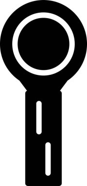 Vektör illüstrasyonu, Kablo Lugs simgesi arkaplanı         