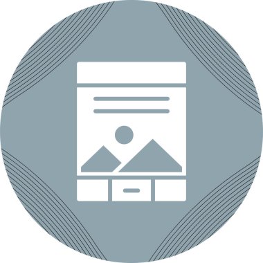 Kalem Tableti simgesi, vektör illüstrasyonu basit tasarım