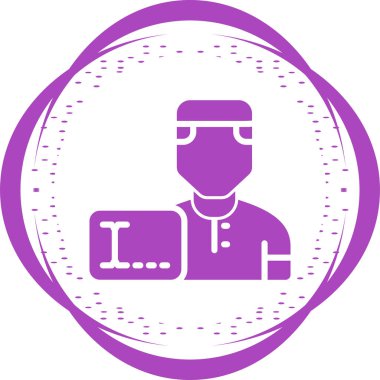 kullanıcı. Web simgesi basit illüstrasyon