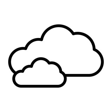 cloud web icon simple illustration