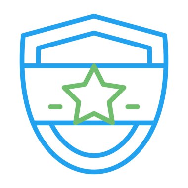 Kalkan, Koruma, Güvenlik Simgesi Vektör İllüstrasyonu