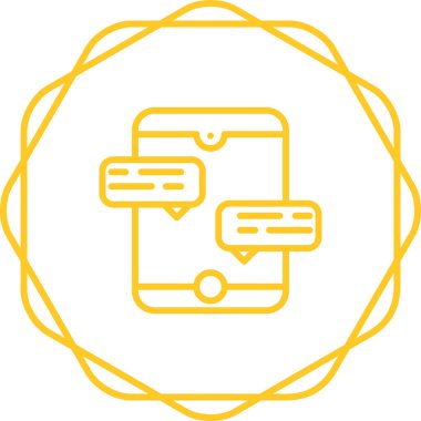 Metin Satır vektörüyle Konuşma Baloncuğu